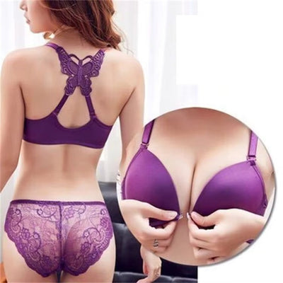 Push up Brassier Underwire Back Butterfly Lace ( 1780 )