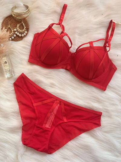 Women Underwire Bra Panties Sets ( H5212 )