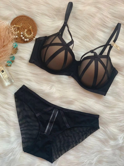 Women Underwire Bra Panties Sets ( H5212 )