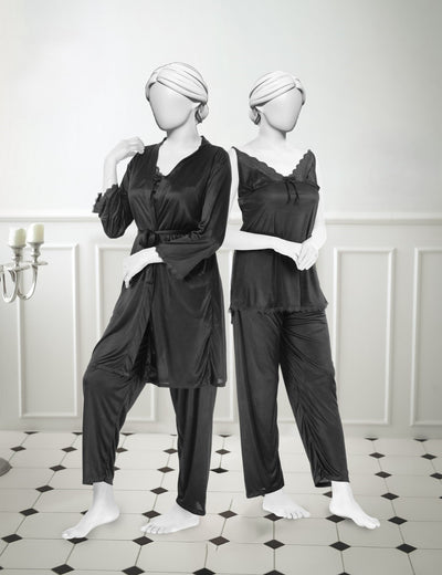 3 Piece Nighty Suit