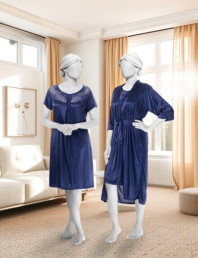 2 Piece Gown Nighty ( 2442 )