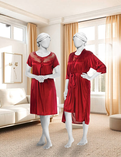 2 Piece Gown Nighty ( 2442 )