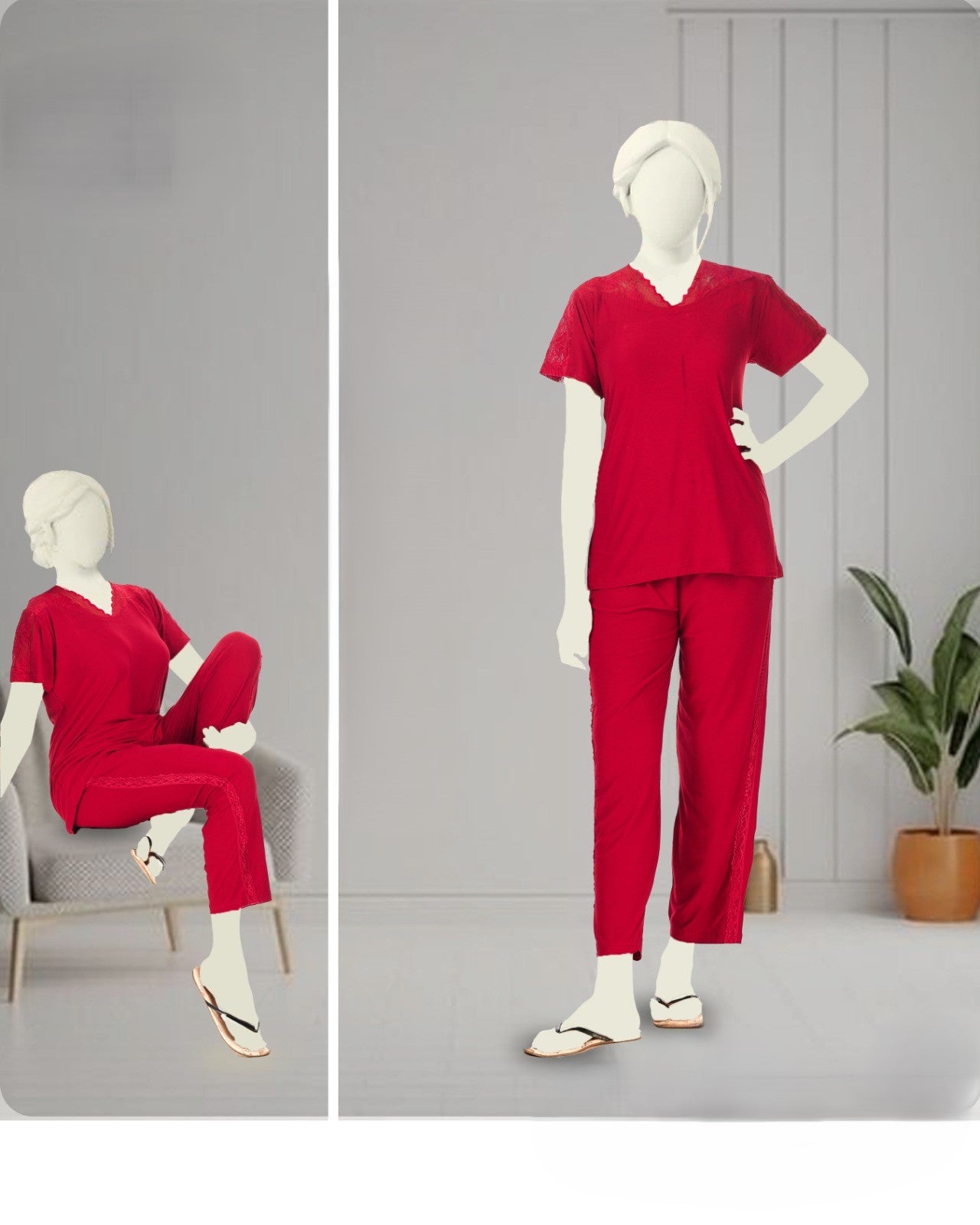 Woman Pajama Suit ( D 0285 )
